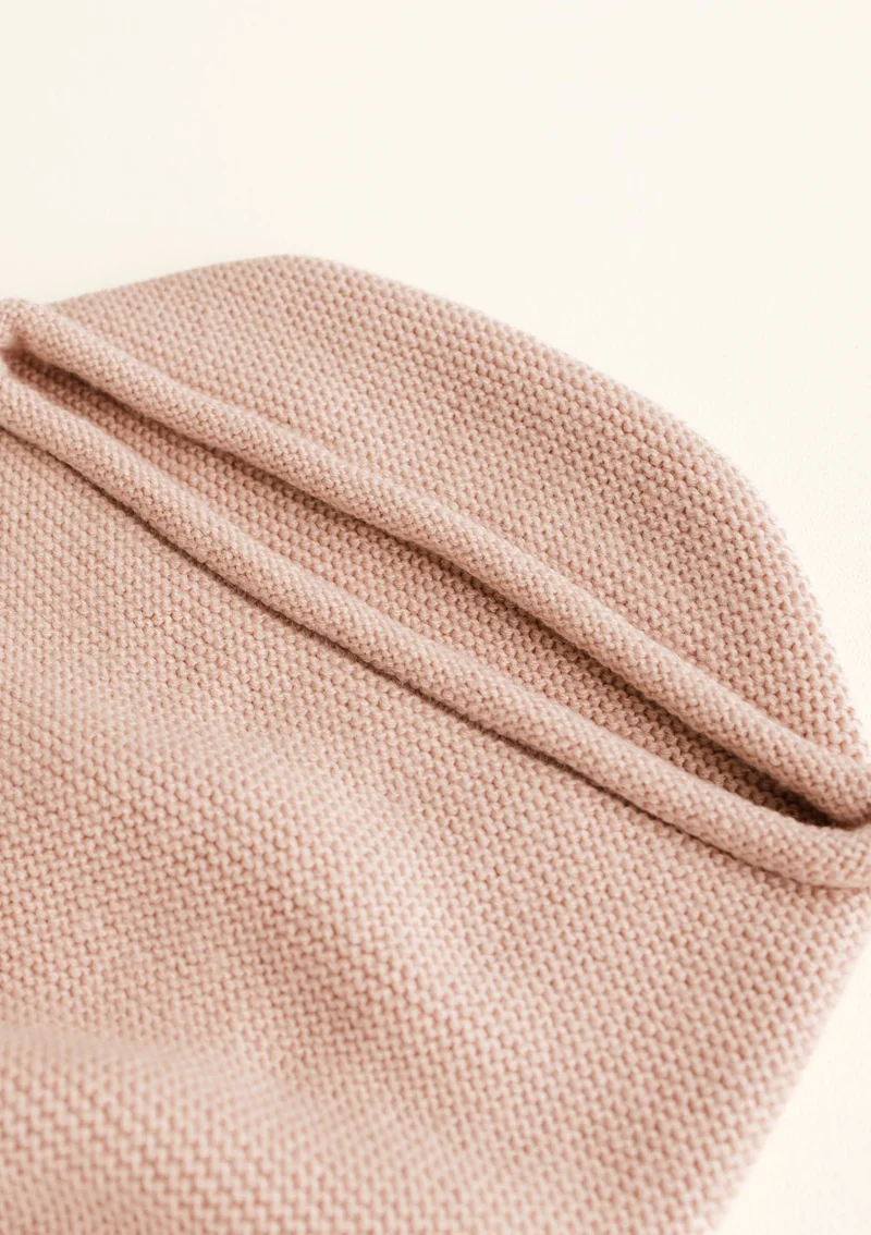 Merino Strick-Pucksack 'Cocoon' Apricot