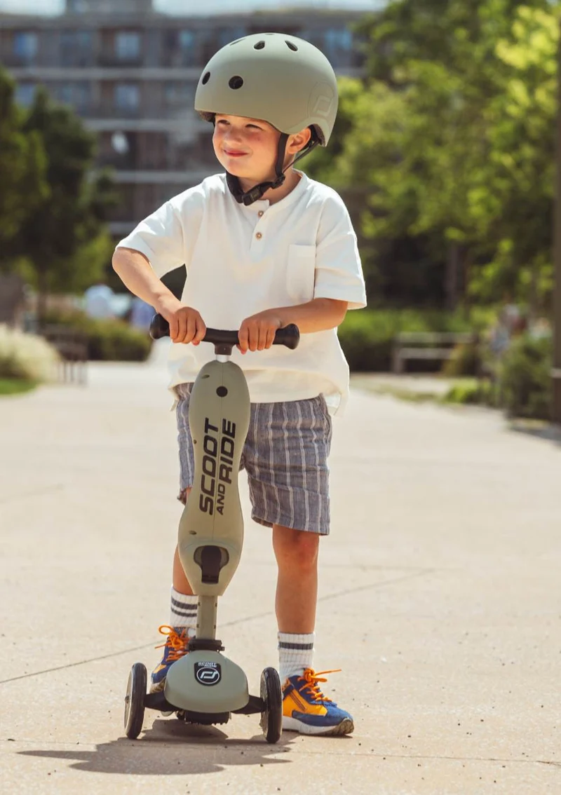 2in1 Kickboard 'Highway Kick 1' olive