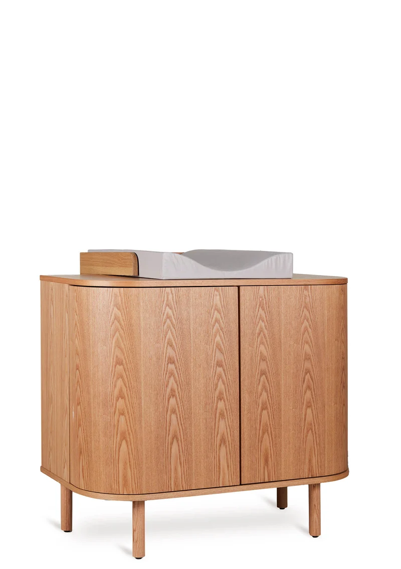 Wickelaufsatz für Kommode 'Yume' Natural Ash