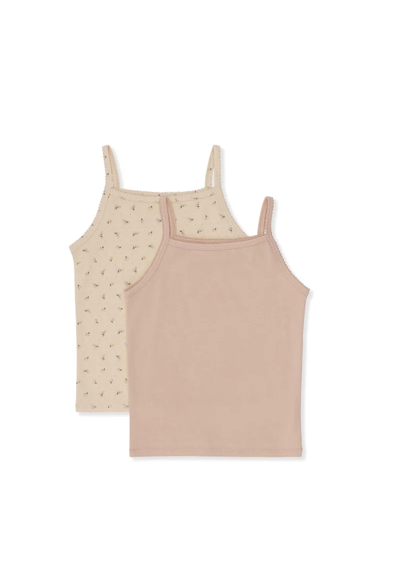 2er-Set Basic Top Pètales