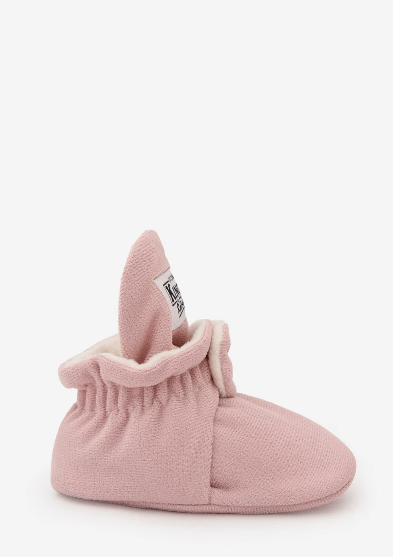 Baby Booties Gamuza Rosewood