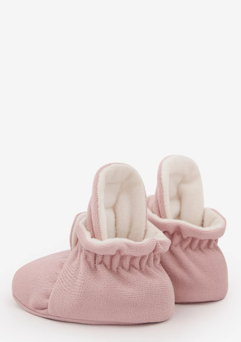 Baby Booties Gamuza Rosewood
