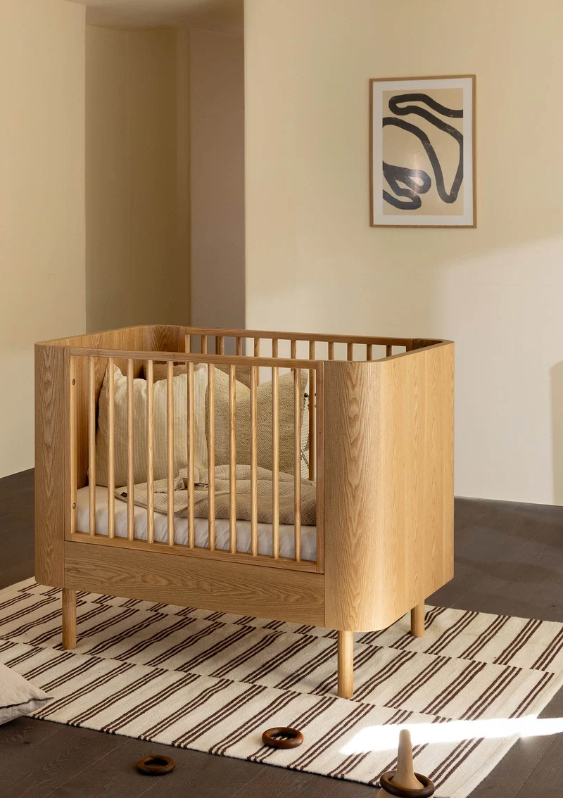 Babybett 'Yume' Natural Ash 110 x 70 cm