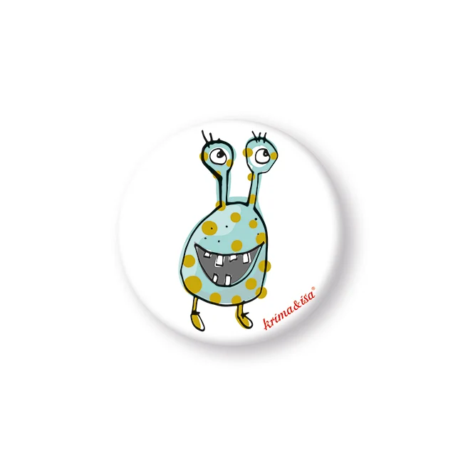 Mini-Button "Monster" in verschiedenen Varianten von Krima & Isa