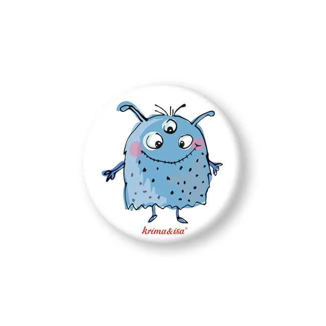 Mini-Button "Monster" in verschiedenen Varianten von Krima & Isa