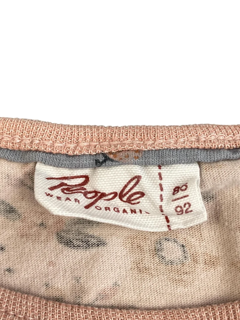 People Wear Organic Langarmshirt Blumen Vögel 86 | 18m