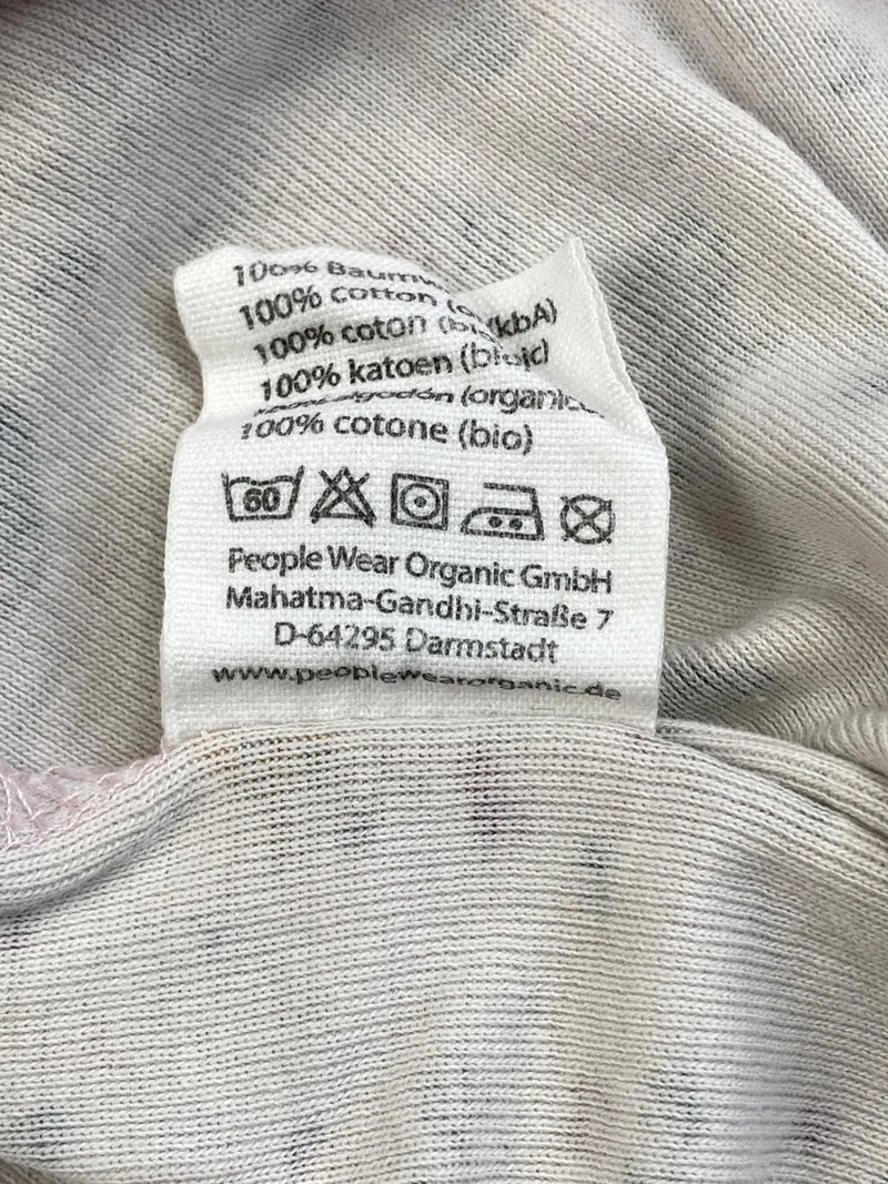 People Wear Organic Langarmschlafanzug Blumen Tiger 62 | 03m
