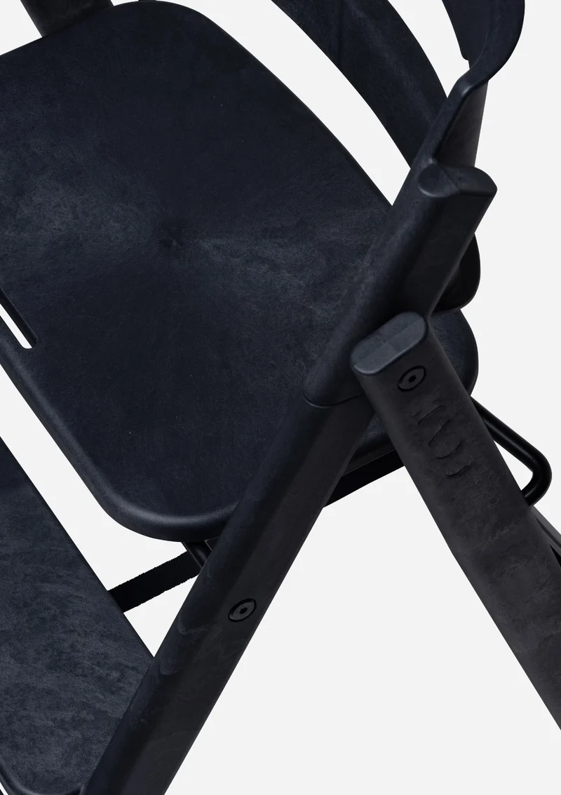 Hochstuhl 'Klapp' Recycled Charcoal Black