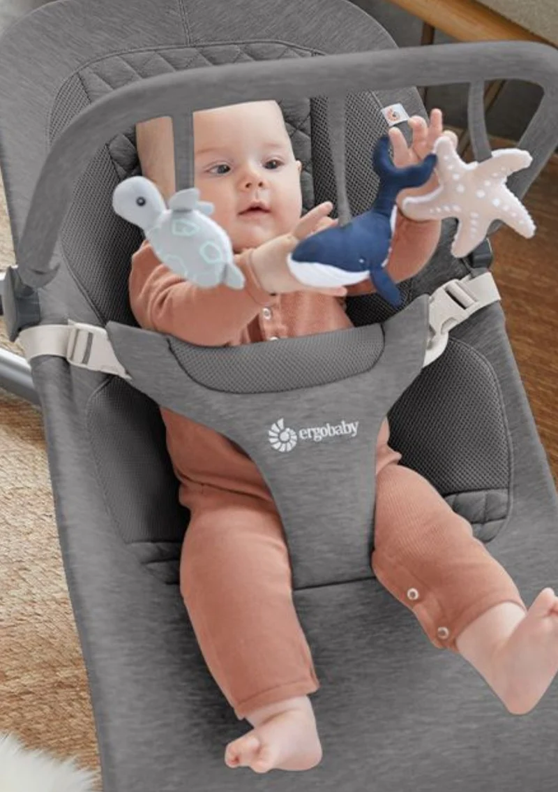 Spielbogen für Babywippe 'Evolve' Ocean Wonders Charcoal Grey