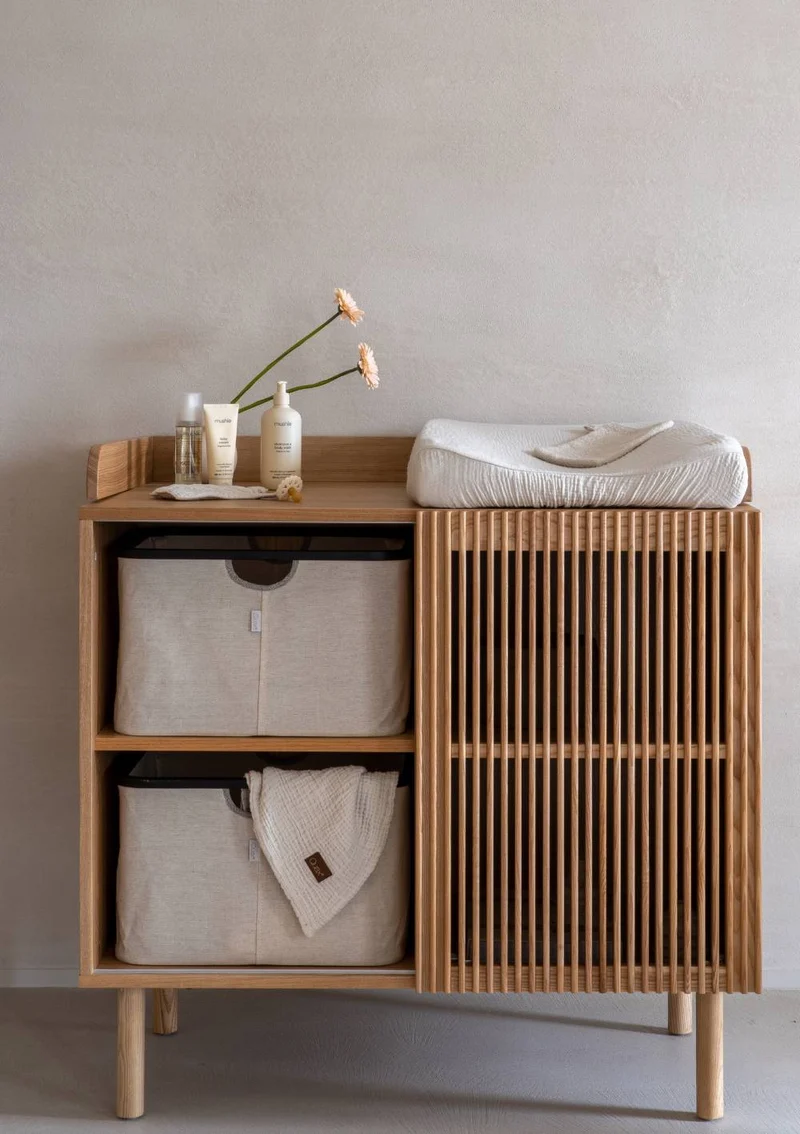 Wickelaufsatz XL für Kommoden 'Hai No Ki & Yume' Natural Ash