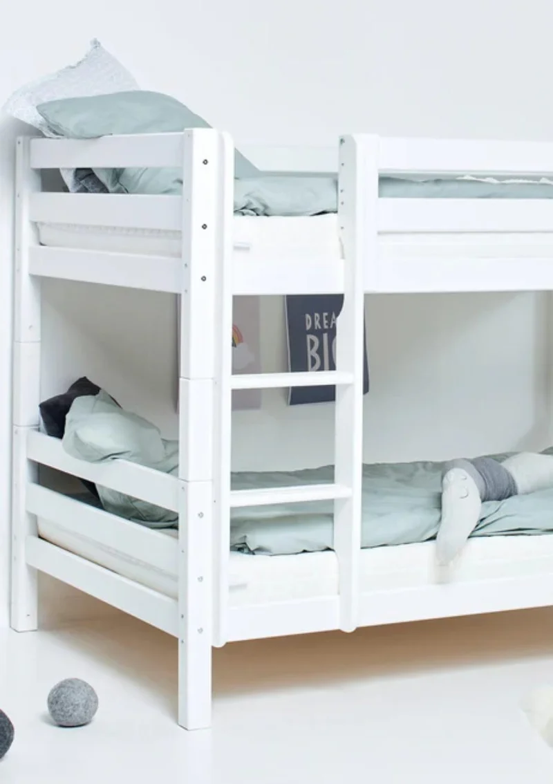 'ECO Luxury' Einzelbett ohne Bettgitter weiß 200 x 90 cm