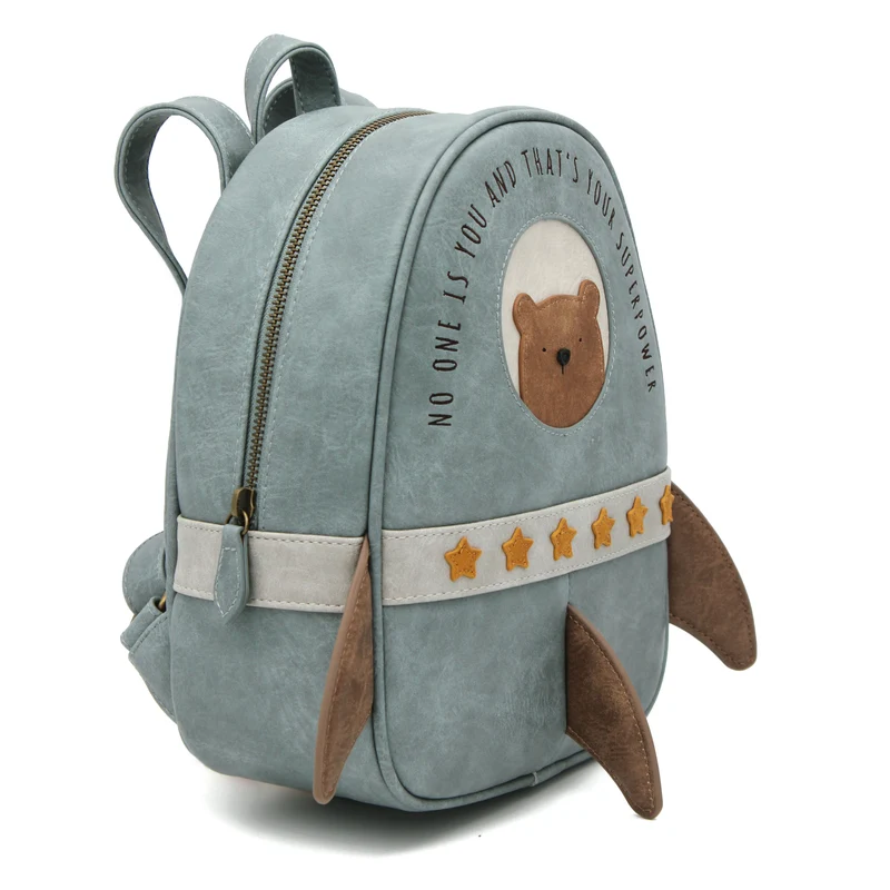 Blauer Raketen Rucksack "Cooper" für Kinder von Little Who