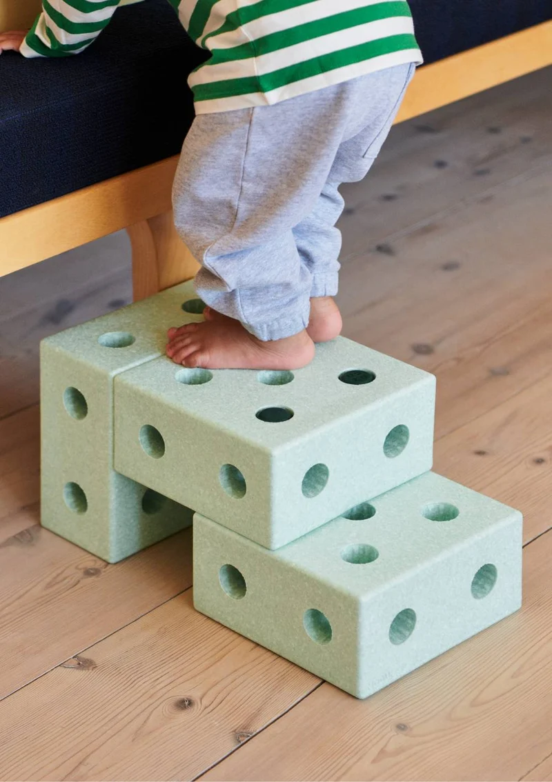 3-in-1 Lauflernwagen Ocean Mint / Forest Green