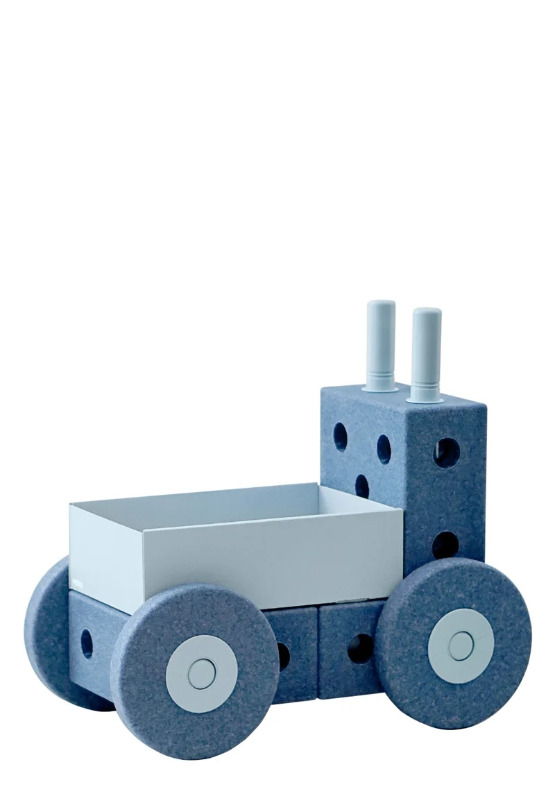 3-in-1 Lauflernwagen Deep Blue / Sky Blue