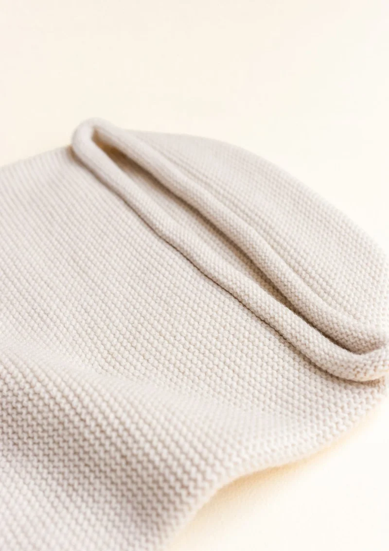 Merino Strick-Pucksack 'Cocoon' Cream