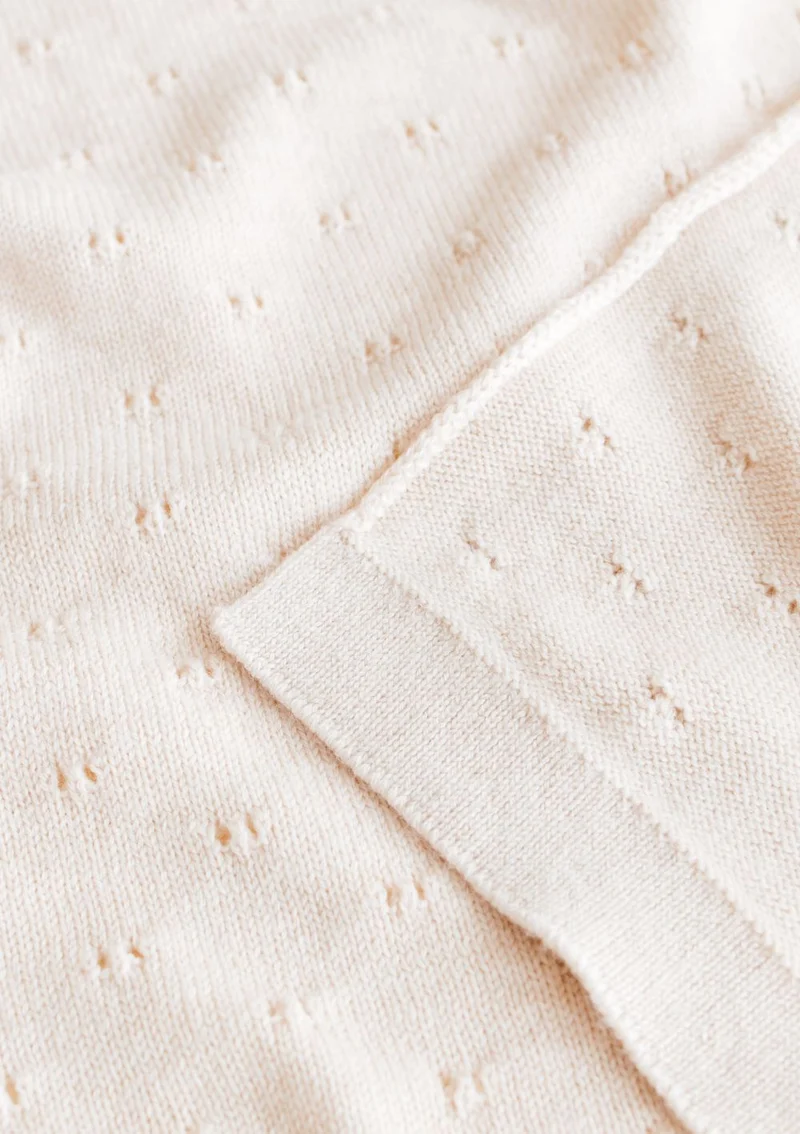 Merino Decke 'Bibi' Cream
