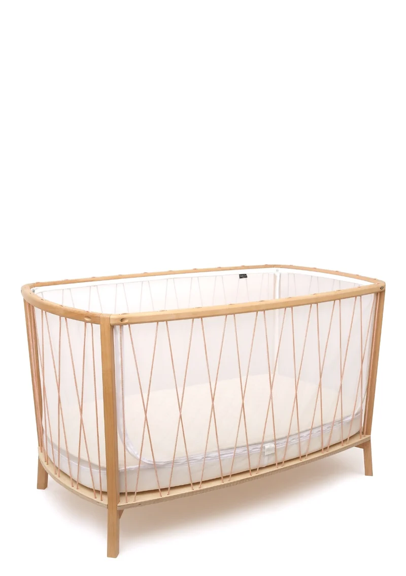 Babybett 'Kimi' Rosenholz 120 x 66 cm