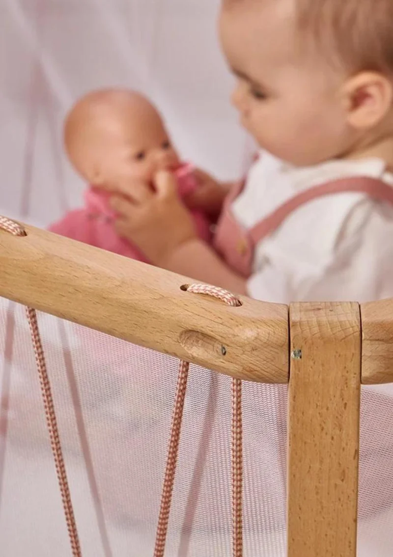 Babybett 'Kimi' Rosenholz 120 x 66 cm
