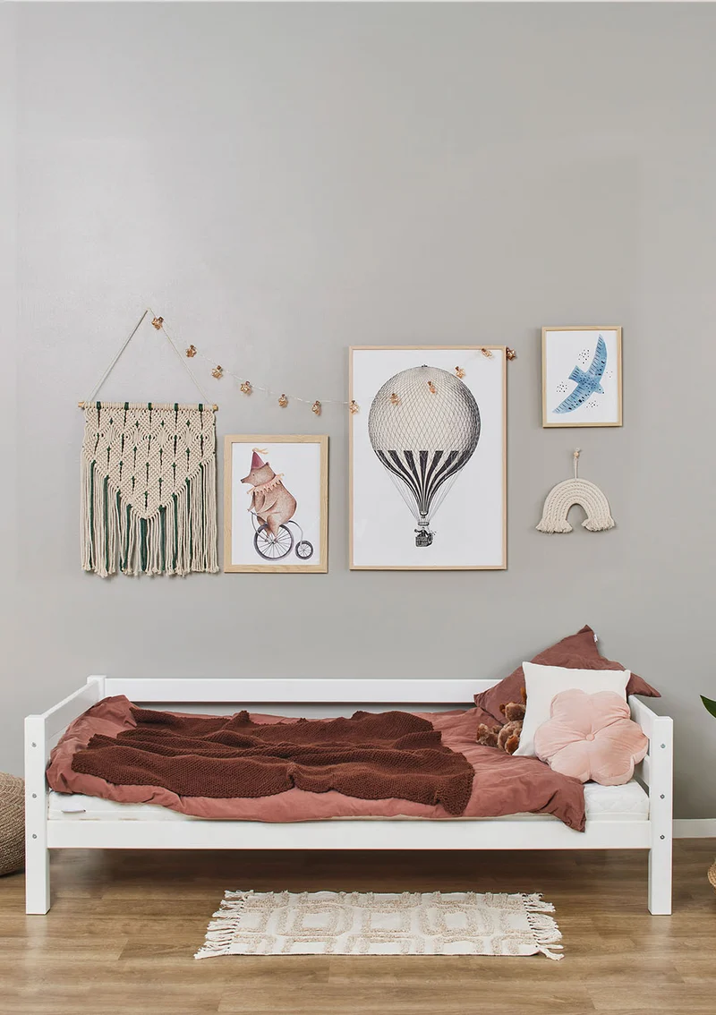 'ECO Luxury' Einzelbett weiß 200 x 90 cm