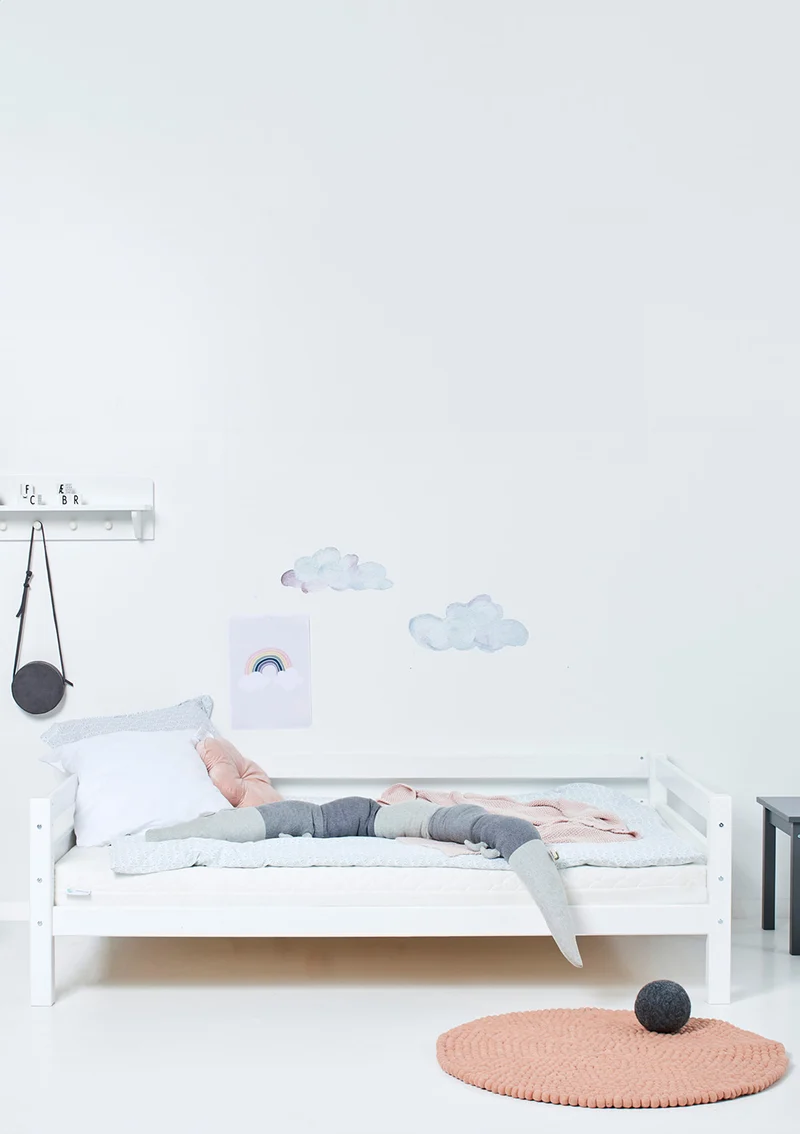 'ECO Luxury' Einzelbett weiß 200 x 120 cm