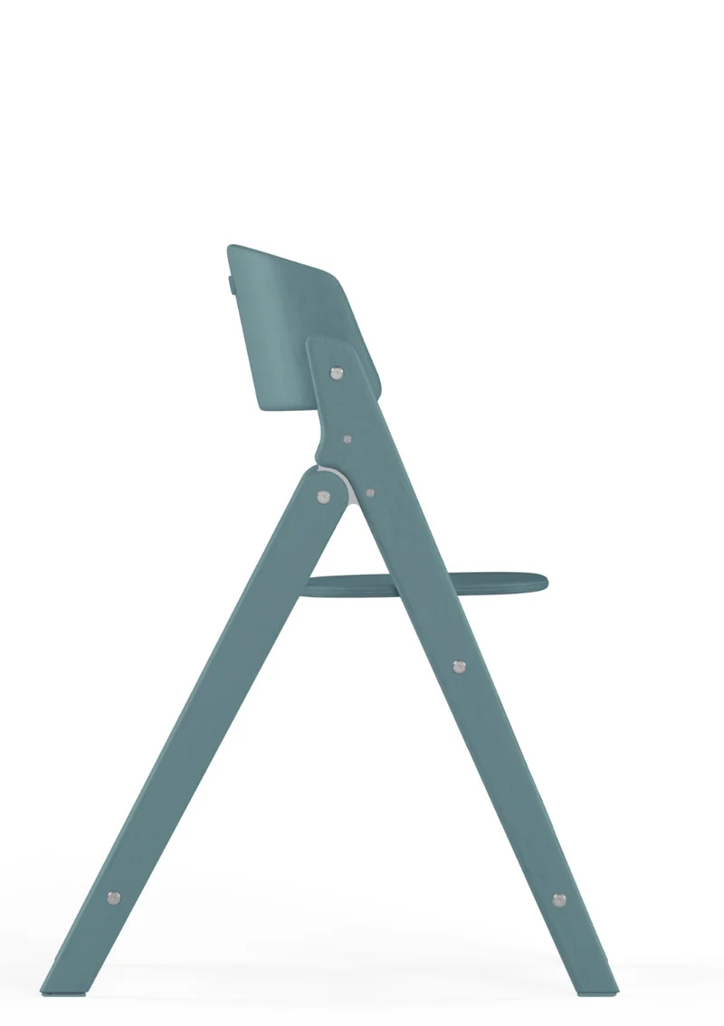 Hochstuhl 'Click & Fold' Stone Blue