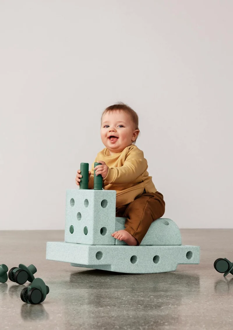 Bauspielzeug 'Curiosity-Set' 14-teilig Ocean Mint / Forest Green