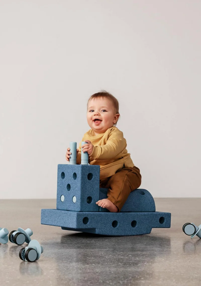 Bauspielzeug 'Curiosity-Set' 14-teilig Deep Blue / Sky Blue