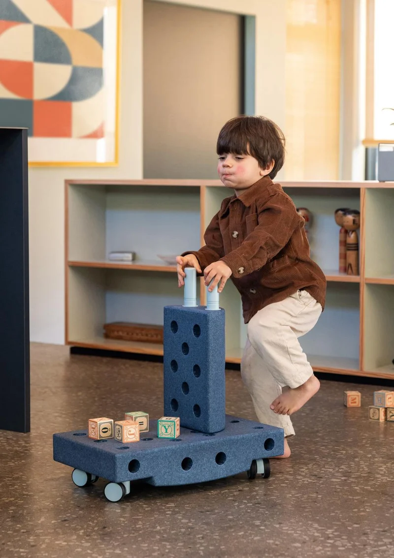 Bauspielzeug 'Curiosity-Set' 14-teilig Deep Blue / Sky Blue