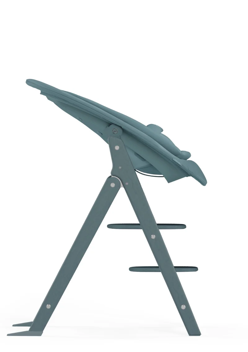 Hochstuhl 'Click & Fold' 4-in-1 Set Stone Blue
