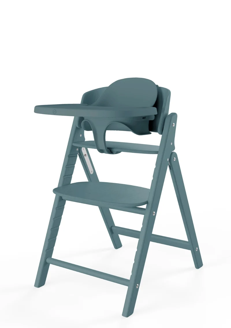 Hochstuhl 'Click & Fold' 3-in-1 Set Stone Blue