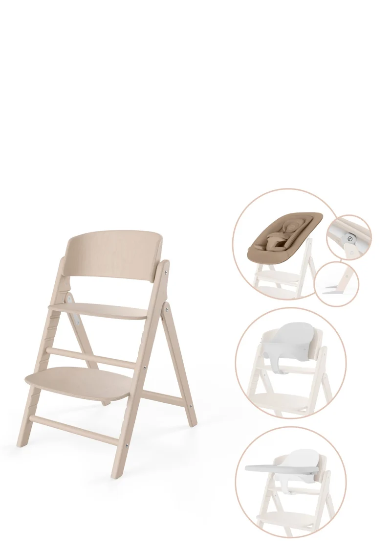Hochstuhl 'Click & Fold' 4-in-1 Set All Natural