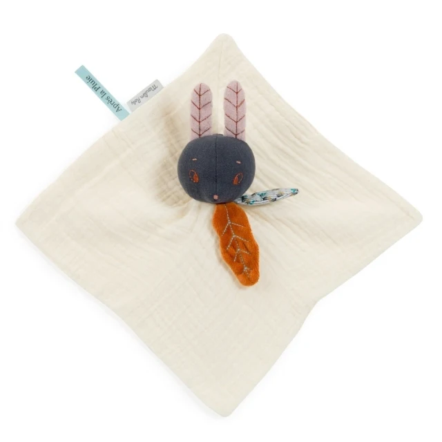 Moulin Roty Kuscheltuch Après la pluie Creme