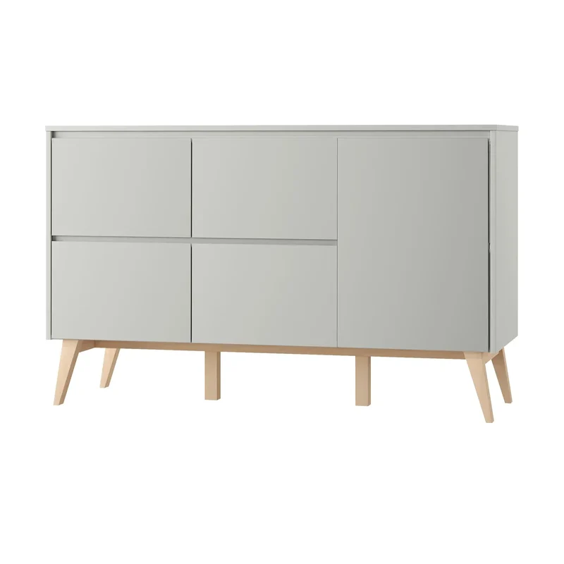 Pinio Swing - Kommode groß 1-türig, 4 Schubladen