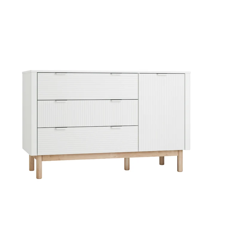 Pinio Miloo - Kommode 1-türig, 3 Schubladen