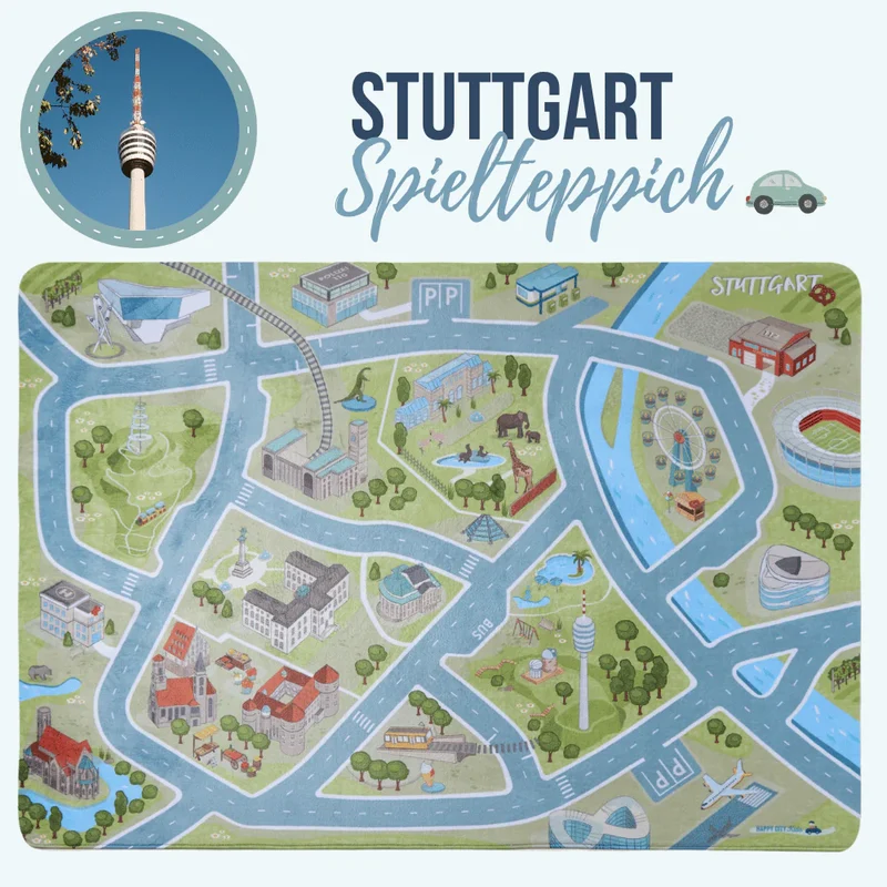 HappyCityKids Spielteppich Stuttgart
