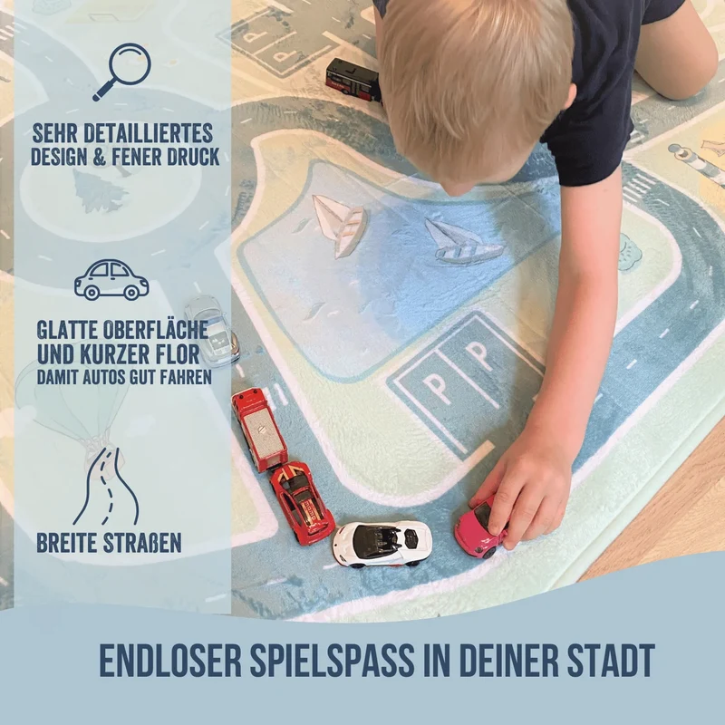 HappyCityKids Spielteppich Raus aufs Land
