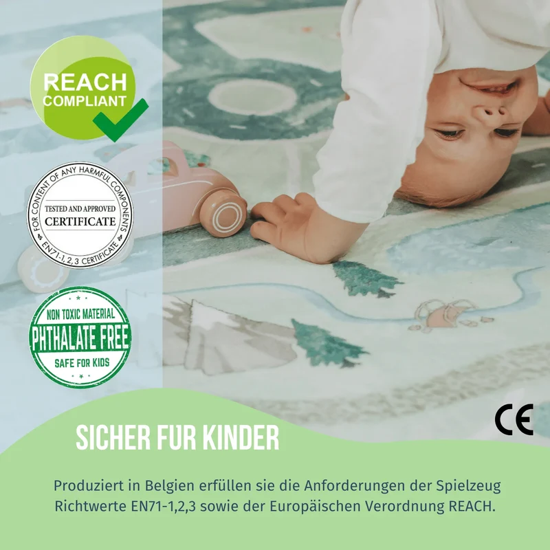 HappyCityKids Spielteppich Raus aufs Land