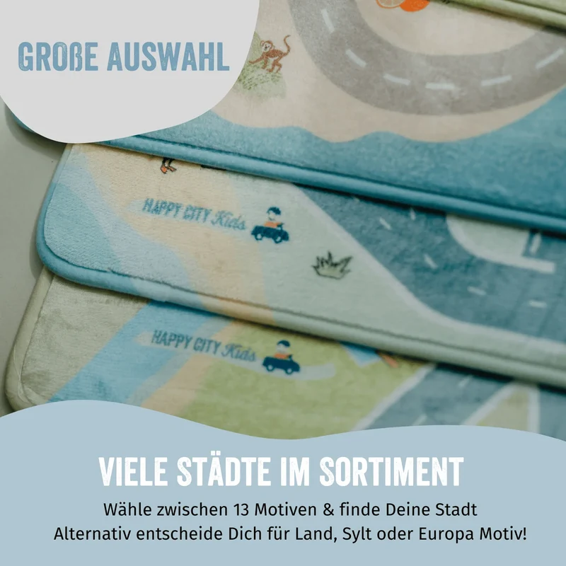 HappyCityKids Spielteppich Raus aufs Land