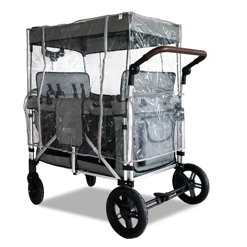 FUXLIFE Regenschutz Transpartent - Bollerwagen CTXL-900