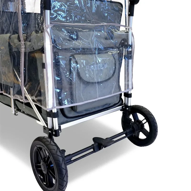 FUXLIFE Regenschutz Transpartent - Bollerwagen CTXL-900