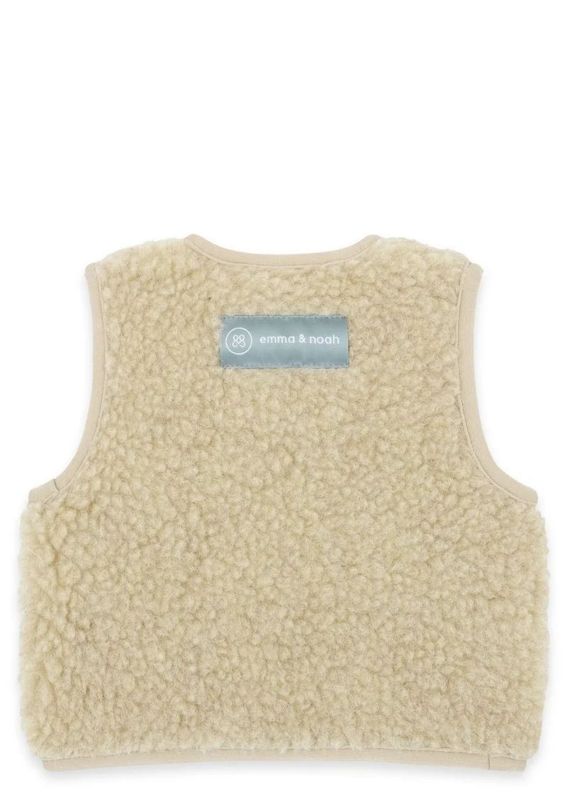 Merino Teddy Weste Essential Beige
