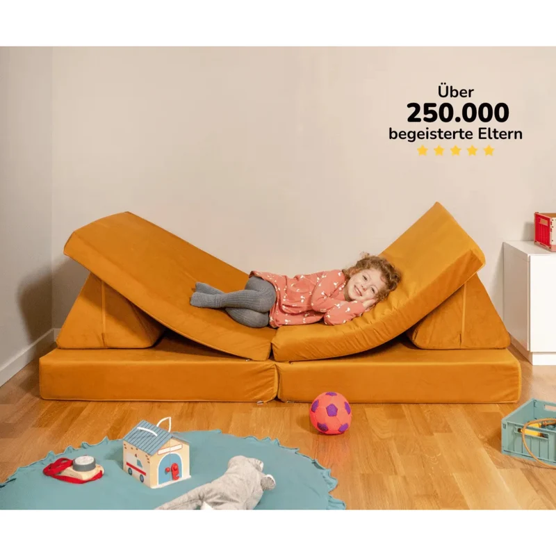 Funzy Spielsofa - Velours Edition