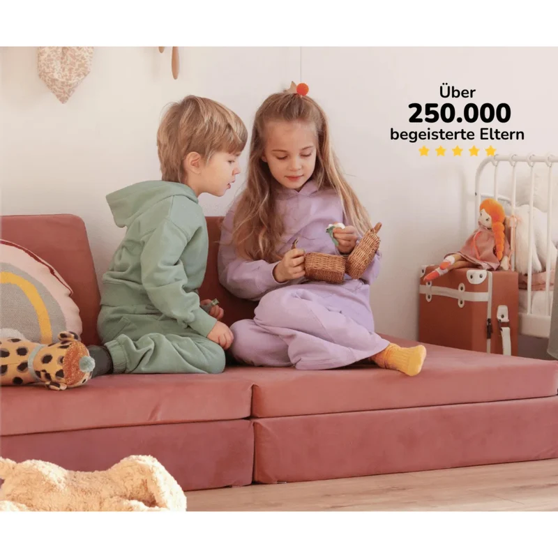 Funzy Spielsofa - Velours Edition