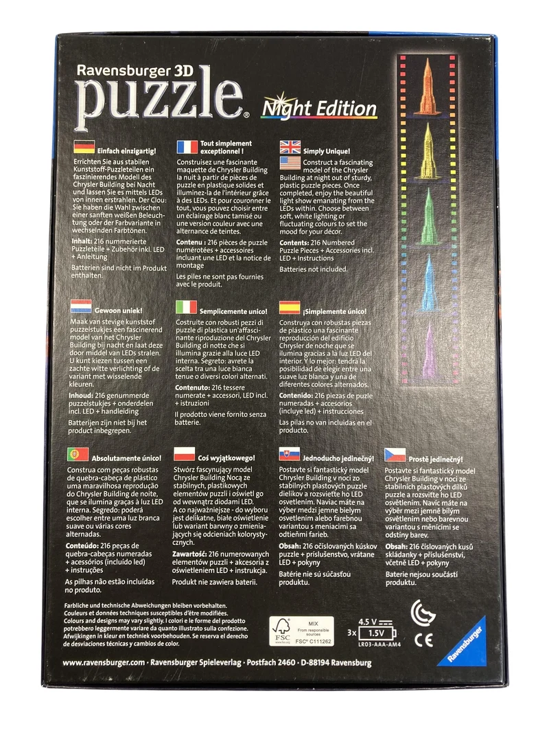 Ravensburger 3D-Puzzle Night Edition