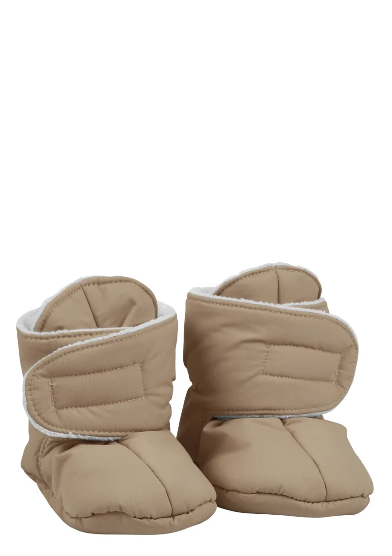 Baby Booties Dark Sand