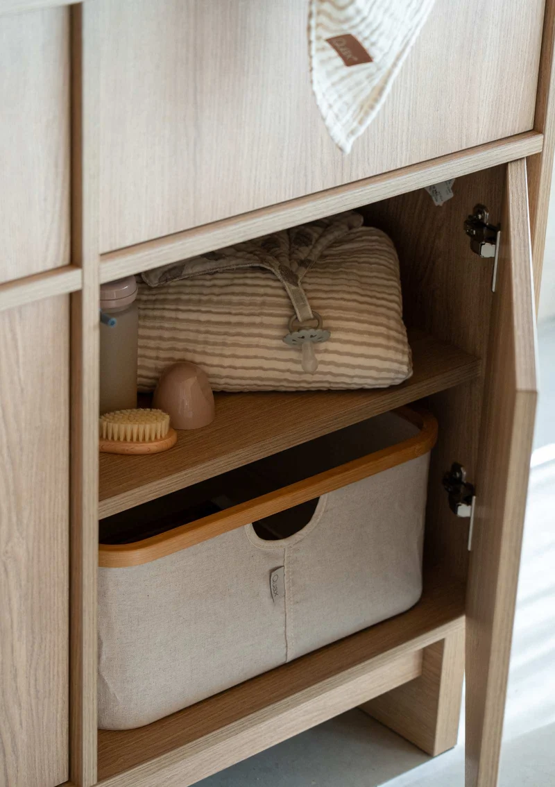 Aufbewahrungskorb 'Kyo' Beige Natural