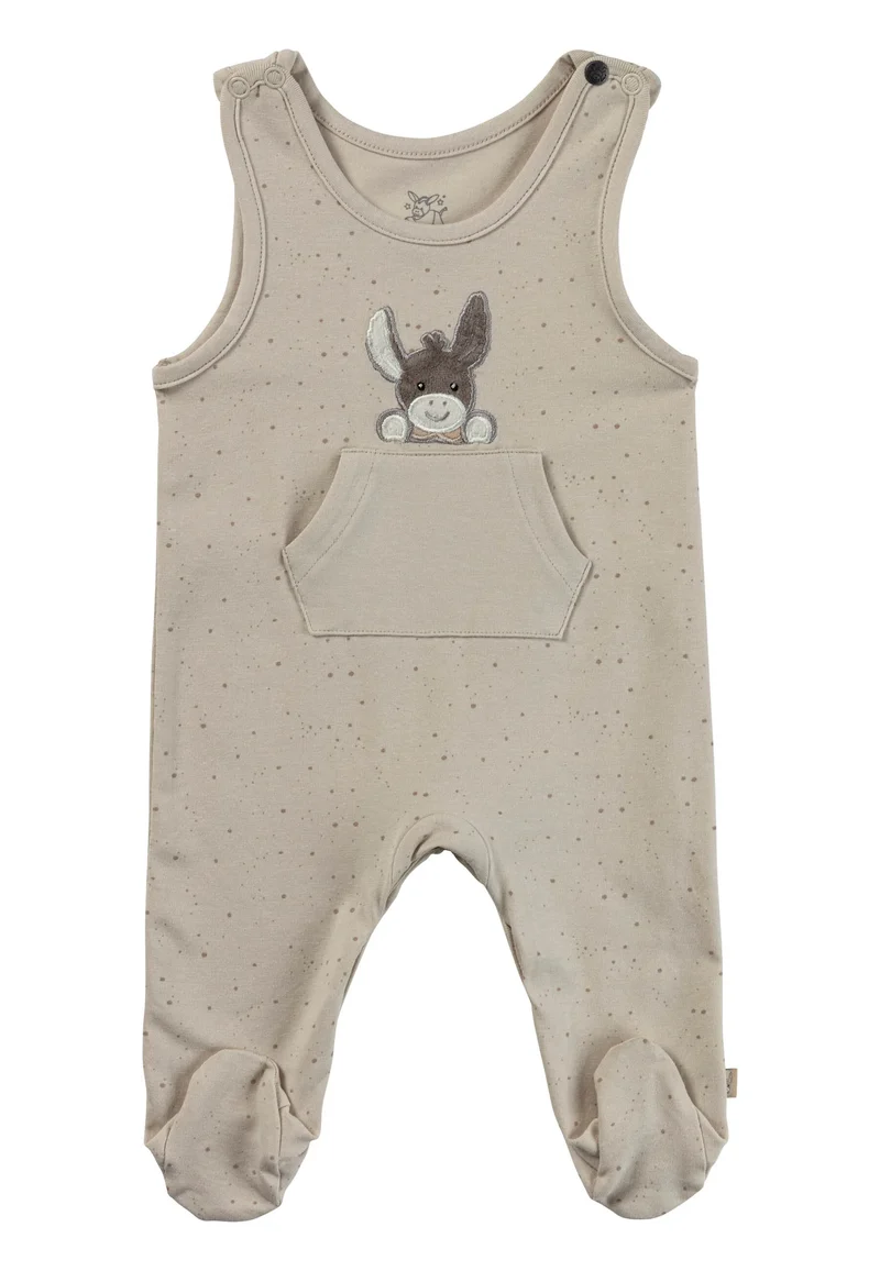 Sterntaler Jersey Strampler Set Esel beige