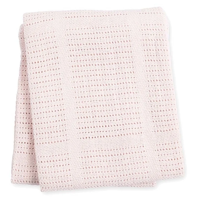 lulujo Baumwoll Strickdecke Baby Kuscheldecke