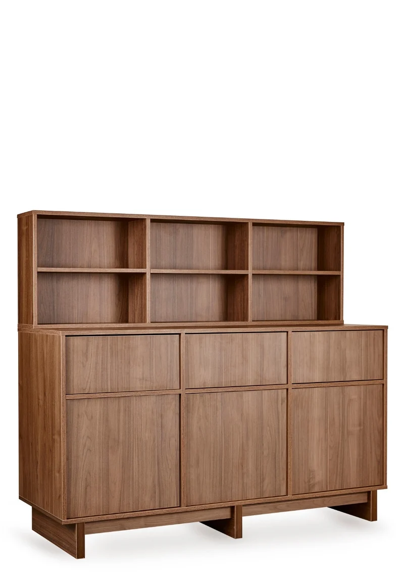 Regalaufsatz für Kommode XL 'Kyo' Walnut