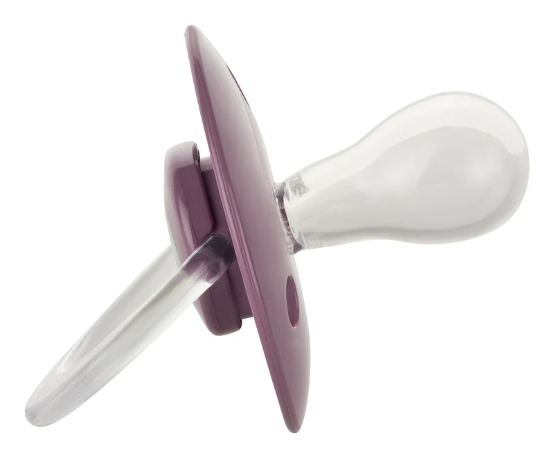 Baby Nova Schnuller Kirschform Silikon im 2er Pack - Einfarbig